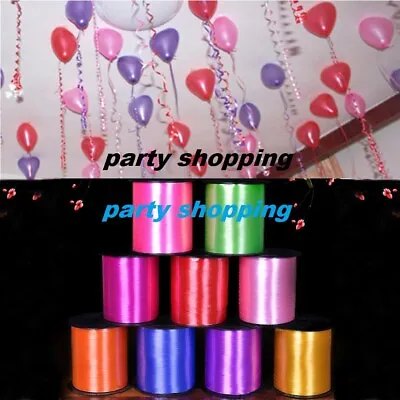 SALE Helium Balloon String Tie Curling RibboN ColouR Baloon Ribbon BALLON ROLLS  • $2.35