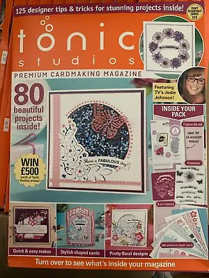 Tonic Studios Premium Card Making Magazine Craft Vol #11 Inc. Free 7 Pc Die Set • £9.99
