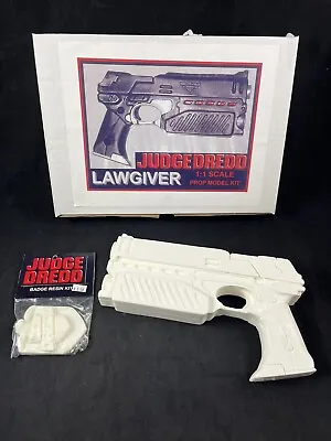 Judge Dredd Lawgiver Model Unpainted Blaster Replica 1:1 Scale & Badge Resin Kit • $41.99