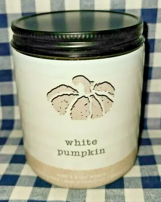 NEW White Pumpkin 7 Oz Single Wick Candle Bath & Body Works SHIPS FREE! • $16
