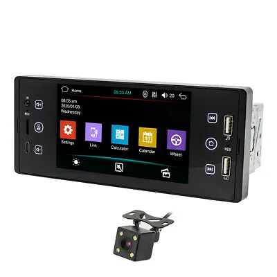 Car MP5 Player Stereo Radio 5in HD Touch Screen 1DIN Bluetooth FM Receiver USB • $91.70