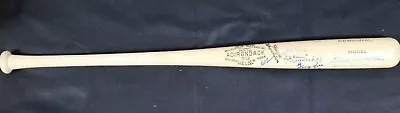 Baseball Hall Of Fame Signed 7 Sigs Bat Gibson Mathews Lemon Kell JSA Authentic • $399.99