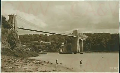 Menai Bridge Real Photo Judges 1929 • £3.60