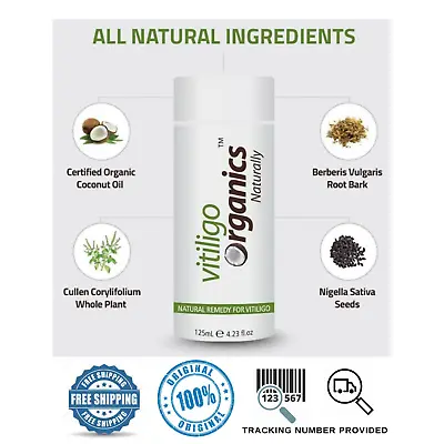 2 X 125ml Vitiligo Organics For White Spots Patches Skin Repair RePigmentation • $215