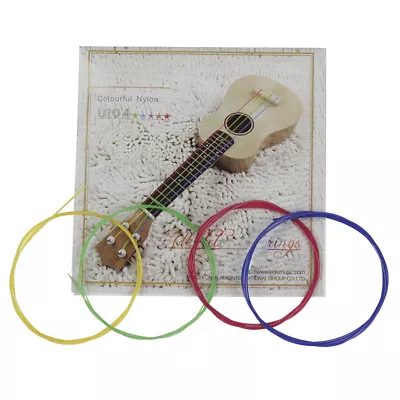 Colorful Ukulele Ukelele Uke Strings Nylon Material 4pcs/set K2A1 • $15.38