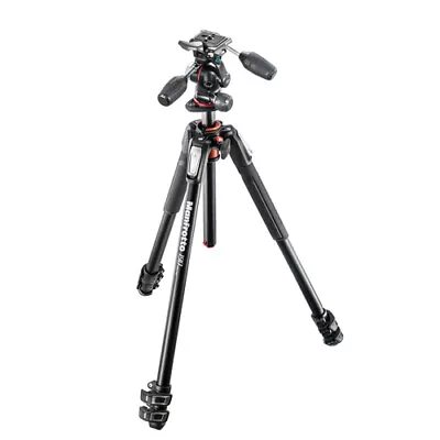 Manfrotto 190X Aluminium Tripod & 3 Way Head • $478.85