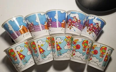 10 Vintage Kool-aid Kool Aid Cups Rainbow Punch Mountain Berry Punch • $25