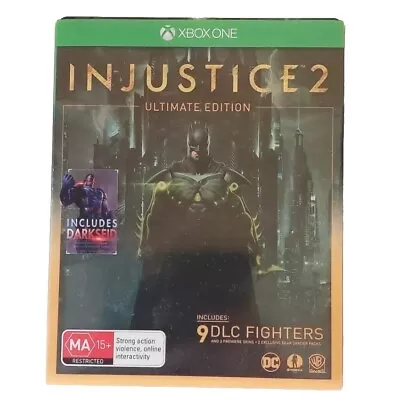 Xbox One: Injustice 2 Ultimate Edition Steelbook - COMPLETE/PAL | VGC  • $20