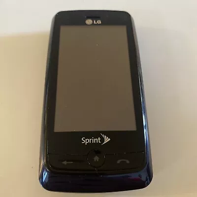 LG Rumor Touch Preowned Please Read Description Blue Cell Phone Sprint Android • $9.99