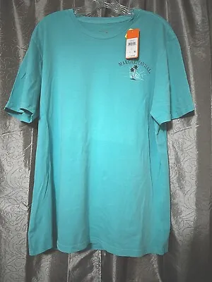 Margaritaville Men’s Blue Turquoise/Beach T-Shirt Size Large New • $10.50