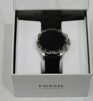 $279.99 • Buy Fossil Men's Gen 5 Smartwatch Garrett HR Black Silicone DW10F2