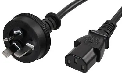 P-AUSC13B2 - Australian/new Zealand To IEC C13 Extension Lead 2m 10a 250v • £10.09