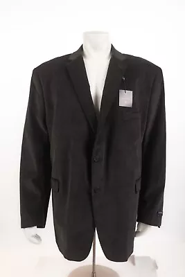 Saddlebred Mens Suit Jacket Sport Coat Sz US 56R Grey Gray Corduroy NWT • $69.99