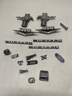 Lot Of 17 Vintage Ford Mustang 289 Fender Emblem Badges #38 • $71.99