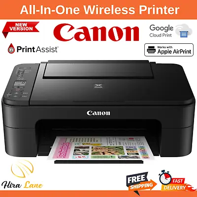 $78.19 • Buy Canon Wireless Printer Print Photo Scan Copy Home Student Office Document WIFI
