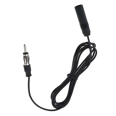 Car Stereo FM AM Radio Antenna Extension Cable 3m/2m DIN Plug Connector 75 Ohm • £6.23