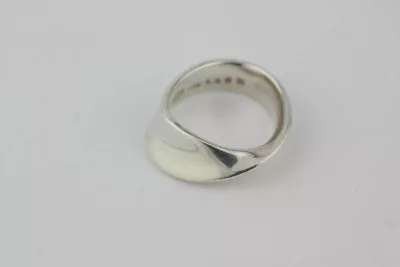 Georg Jensen Sterling Silver Ring # 148B MOEBIUS Vivianna Torun US 5.0  UK J 1/2 • $170