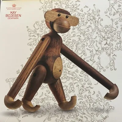 Rosendahl Teak Wooden Kay Bojsen Monkey Large 47 Cm - Brand New • £1365.48