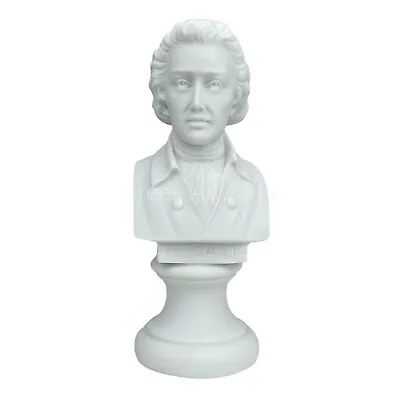 Mozart Head Bust Composer Musician Classic Music Sculpture Statue Cast Marble • $52.90