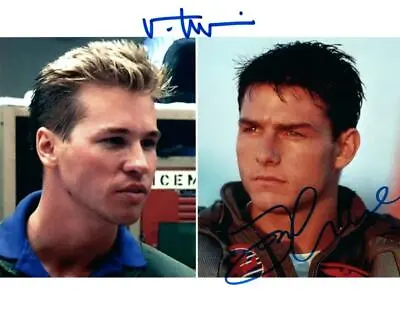 $89.14 • Buy Tom Cruise Val Kilmer Signed 8x10 Photo MUST SEE Very Nice Autographed + COA