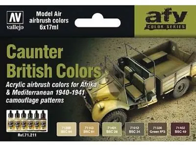 Vallejo Model Air Set - British Caunter Colors 1940-41 • £21.53