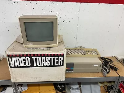 NewTek Video Toaster Amiga A2000 Computer W/Original Box Monitor Keyboard CLEAN • $3999.99