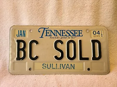 Vintage 2004 Tennessee Vanity License Plate   BC SOLD   • $59.99