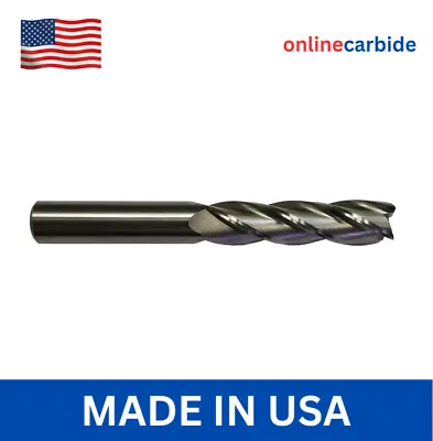 1/4  4 Flute Long Carbide End Mill • $13.95