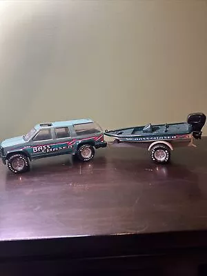 Vintage Nylint Bass Chaser Gone Fishing Truck And Trailer With Boat • $34.99