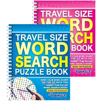 Travel Size Word Search Book - Single Book - Puzzle Long Journey Quiz Adults • £2.99