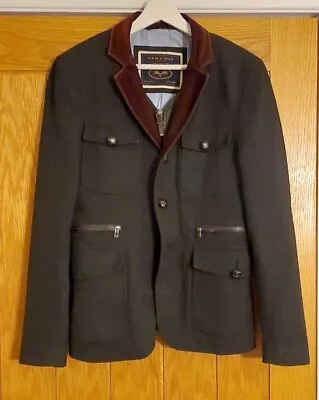  Jacket/blazer/coat Buttonup/ZipUp Inner Mock Detail Size SmallZaramens  • £15