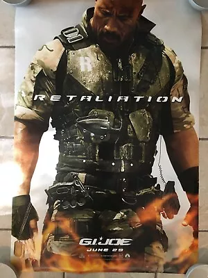 GI Joe Retaliation Original Poster | The Rock | DS | 27x40 | Dwayne Johnson • $67