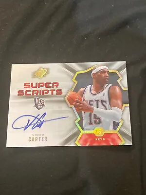 Vince Carter 1997 Spx Super Scripts Auto Autograph • $112.50