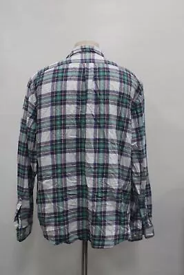 Label Of Graded Goods Men's Flannel Shirt White XL Pre-Owned • $8.99
