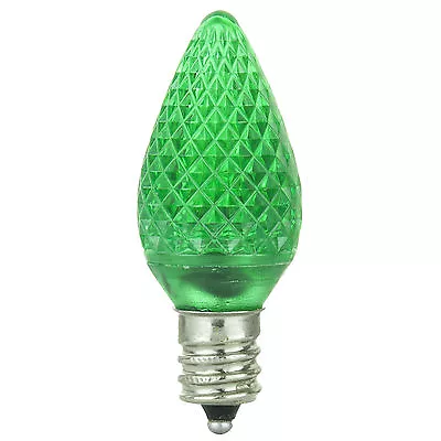 Led C7 Lamp Night Light Replacement Bulb .4 Watt Green (6 Pack) FREE Shipping • $16.99