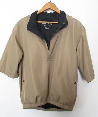 Dryjoys By Footjoy Waterproof Golf Rain Jacket Half Zip Short Sleeve Men's Small • $10.95