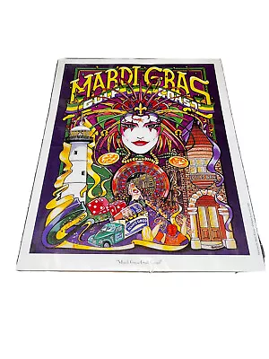 MARDI GRAS Gulf Coast By Marty Wilson Art Print 2000 Casino Magic  • $30