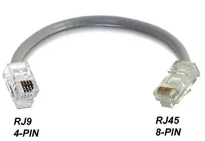 2XRJ9 RJ10 22 4P4C 4PIN To RJ45 CAT5 ETHERNET 8PIN PHONE NETWORK HEADSET ADAPTER • $12.95