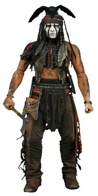 Johnny Depp Tonto 1/4 Scale Action Figure The Lone Ranger NECA Disney 2013 Rare • £161.47