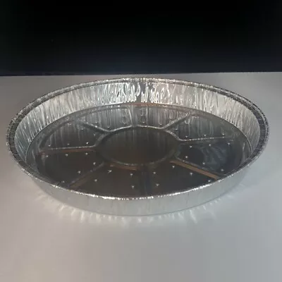 £7.45 • Buy 8  Round Aluminium Tin Foil Dish Tart Disposable Baking Pie Quiche Lanced