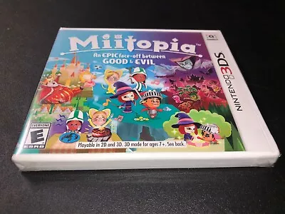 RARE! Miitopia Nintendo 3DS BRAND NEW FACTORY SEALED - Free Shipping & Returns! • $43.39