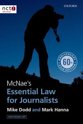 McNae's Essential Law For Journalists By Hanna Mark Book The Cheap Fast Free • £3.49