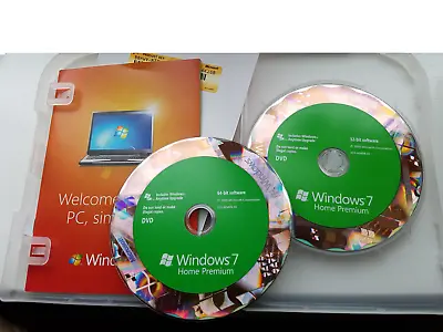 £59.99 • Buy Microsoft  Windows 7 Home Premium 64 & 32 Discs  (FULL INSTALL).