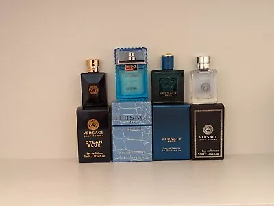 Set Of 4 MINI VERSACE 17oz/e Eros Dylan Pour Home & Eau Fraiche • $37.98