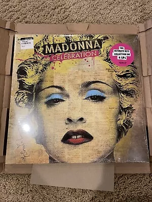 Madonna Sealed Celebration 12'' Vinyl 4 Lp Disc Set Ultimate Hits • $114.99