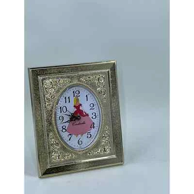 Vintage Disney Cinderella Wind-Up Alarm Clock  - Bradley 1971 Elgin Industries • $35