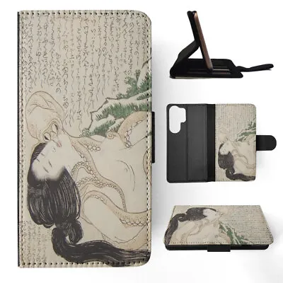 Flip Case For Samsung Galaxy|hokusai-the Dream Of The Fisherman's Wife Art • $19.95