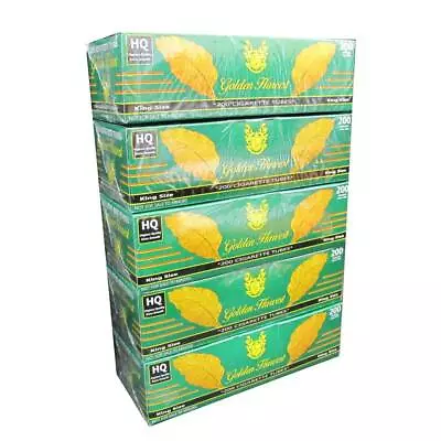 Golden Harvest Cigarette Filter Tubes Menthol King Size KS 5 Boxes (1000 Tubes) • $22.50