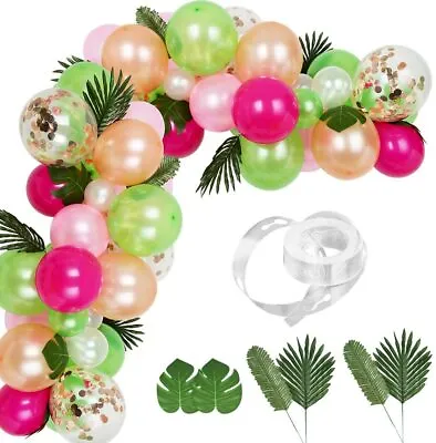 Tropical Luau Balloon Garland Arch Kit Birthday Party Decorations & Supplies • $17.95