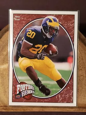 2008 Upper Deck Mike Hart #182 Football Heroes Rookie Michigan Wolverines NCAA • $2.90